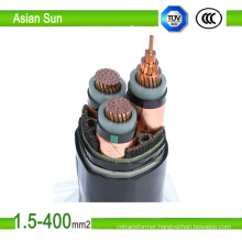 0.6/1kv XLPE Insulated PVC Sheath 120mm2 Electrical Power Cables